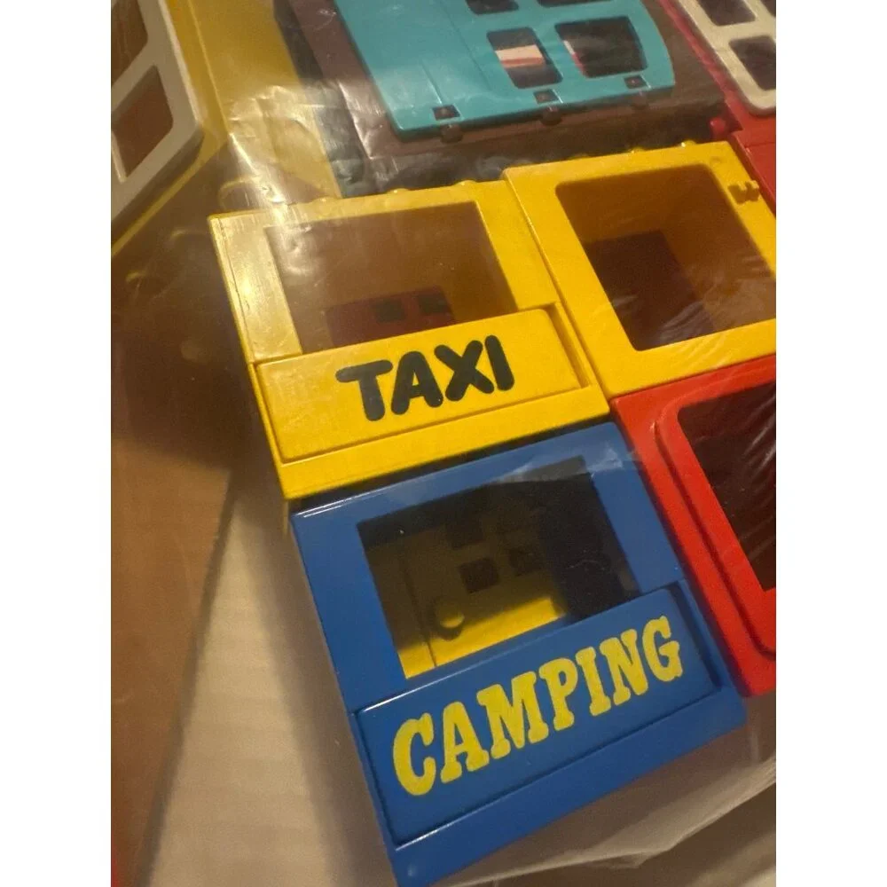 Vintage Lego Duplo 18 Window &‎ Door Pieces Assorted Lot taxi camping